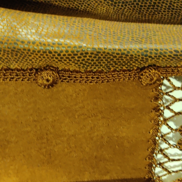 Suede & Crochet Vest Size XL - Picture 4 of 8